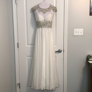 White Prom dress